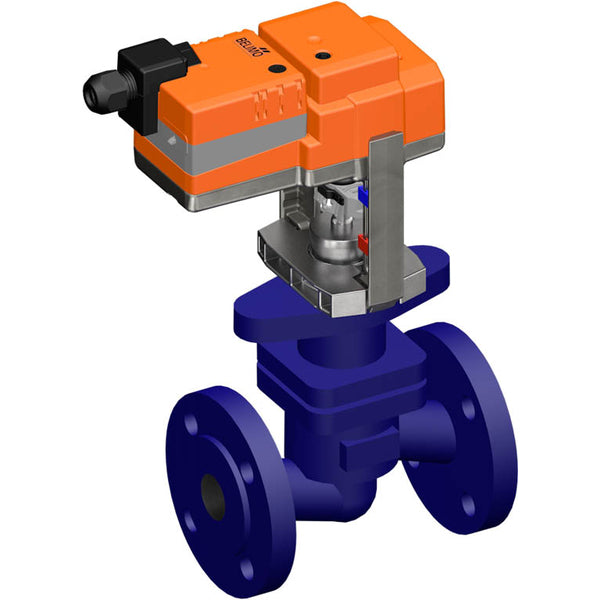 Belimo Globe Valve 15mm Flange DN50 Kvs25 24VAC/DC 150s BACnet 0-10/2-10V 500N IP54 H6050X25-S2/LV24A-MOD