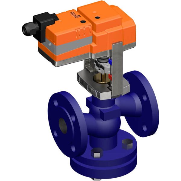 Belimo Globe Valve 15mm Flange DN15 Kvs0.63 24VAC/DC 150s 0-10V 1000N IP54 H611R/NV24A-SZ-TPC