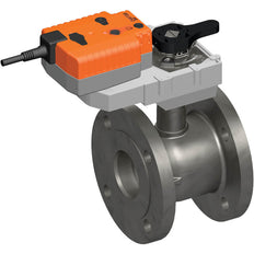 Belimo Characterized Valve DN100 Flange Kvs160 24VAC/DC Fail-Safe NC/NO 150s 0-10V 40Nm IP54 R6100W160-S8/GRK24A-SZ-5