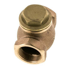 G 1-1/4'' Red Brass Lift Check Valve 20 bar (290 psi) Heavy Duty