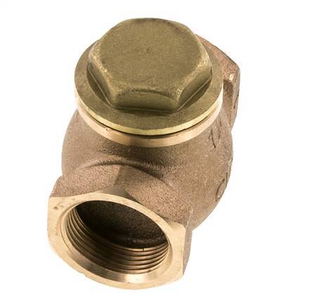 G 1-1/4'' Red Brass Lift Check Valve 20 bar (290 psi) Heavy Duty