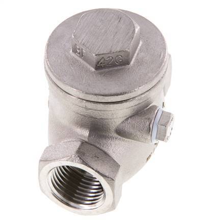 G 1/2'' Stainless Steel Swing Check Valve 16 bar (232 psi) Metal Seal