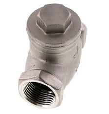 G 1'' Stainless Steel Swing Check Valve 16 bar (232 psi) Metal Seal
