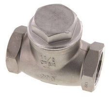 G 1-1/2'' Stainless Steel Swing Check Valve 16 bar (232 psi) Metal Seal