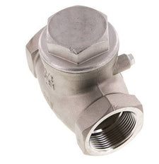G 2'' Stainless Steel Swing Check Valve 16 bar (232 psi) Metal Seal