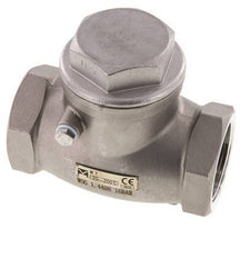G 3'' Stainless Steel Swing Check Valve 16 bar (232 psi) Metal Seal