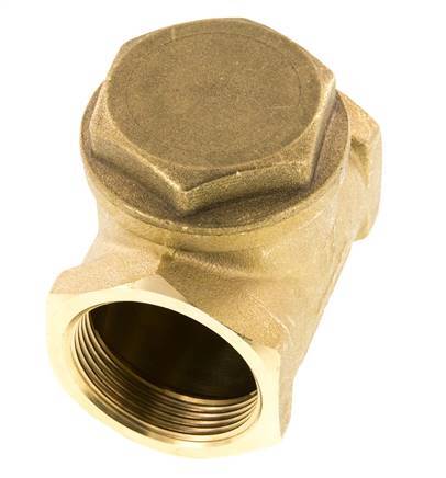 G 1-1/2'' Brass Swing Check Valve 10 bar (145 psi) Metal Seal
