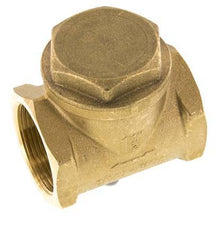G 1-1/2'' Brass Swing Check Valve 10 bar (145 psi) Metal Seal