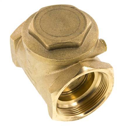 G 2'' Brass Swing Check Valve 10 bar (145 psi) Metal Seal
