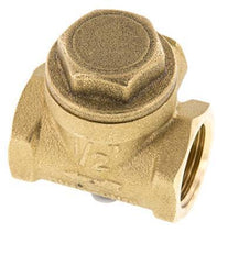 G 1/2'' Brass Swing Check Valve 12 bar (174 psi) NBR Soft Seal