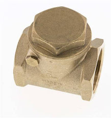 G 1-1/2'' Brass Swing Check Valve 10 bar (145 psi) NBR Soft Seal