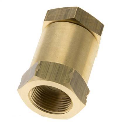 G 3/4'' Female Threaded Brass Check Valve 0.1-40 bar (1.45-580 psi)