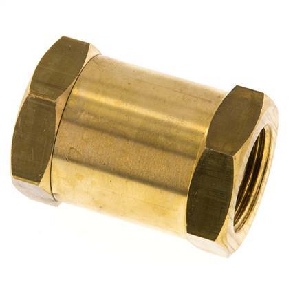G 1'' Female Threaded Brass Check Valve 0.1-40 bar (1.45-580 psi)