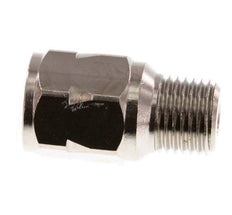 R/Rp 1/4'' M/F Mini Check Valve Nickel-Plated Brass 10 bar (145 psi) NBR With Spring