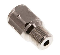 R/Rp 1/4'' M/F Mini Check Valve Nickel-Plated Brass 10 bar (145 psi) FKM With Spring