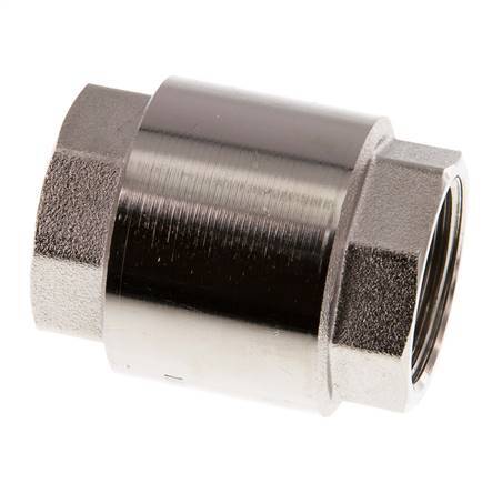 G 1'' Nickel-Plated Brass Check Valve 12 bar (174 psi)