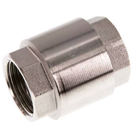 G 1'' Nickel-Plated Brass Check Valve 12 bar (174 psi)