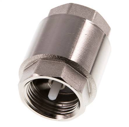 G 1'' Nickel-Plated Brass Check Valve 12 bar (174 psi)