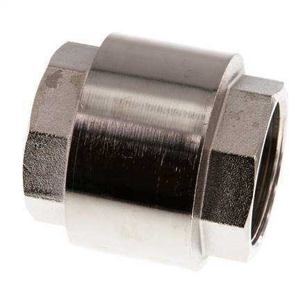 G 1-1/2'' Nickel-Plated Brass Check Valve 10 bar (145 psi)