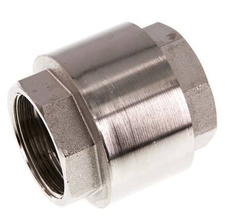 G 1-1/2'' Nickel-Plated Brass Check Valve 10 bar (145 psi)