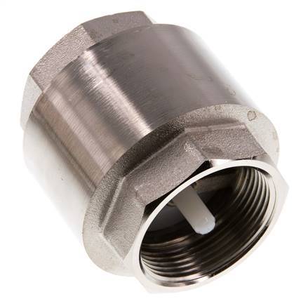 G 1-1/2'' Nickel-Plated Brass Check Valve 10 bar (145 psi)