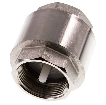 G 1-1/2'' Nickel-Plated Brass Check Valve 10 bar (145 psi)