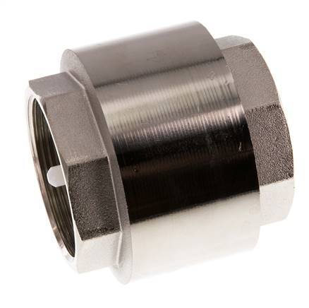 G 2'' Nickel-Plated Brass Check Valve 10 bar (145 psi)