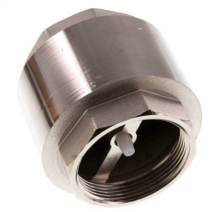 G 2'' Nickel-Plated Brass Check Valve 10 bar (145 psi)