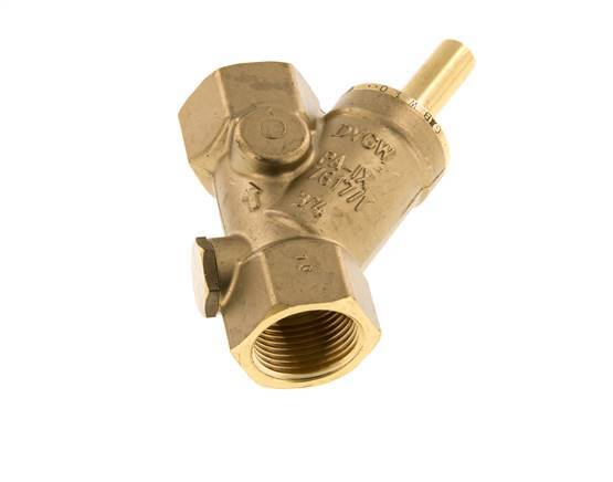 Rp 3/4'' Brass Y Check Valve 16 bar (232 psi) NBR