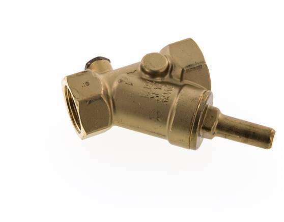 Rp 1'' Brass Y Check Valve 16 bar (232 psi) NBR