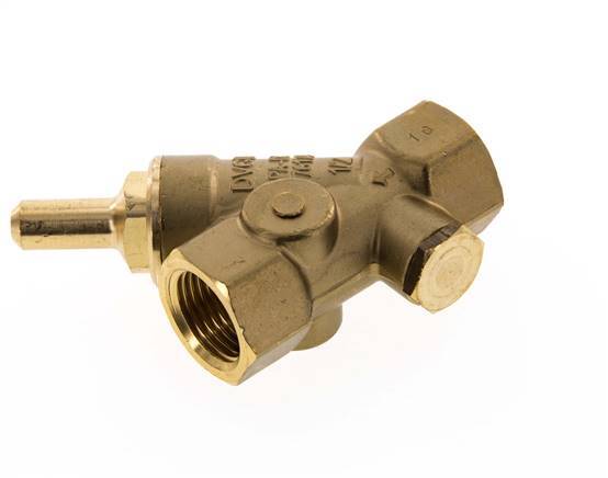 Rp 1/2'' Brass Y Check Valve Drinking Water 10 bar (145 psi) EPDM