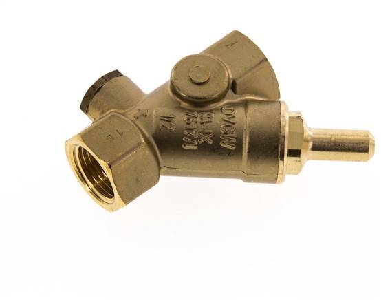 Rp 1/2'' Brass Y Check Valve Drinking Water 10 bar (145 psi) EPDM
