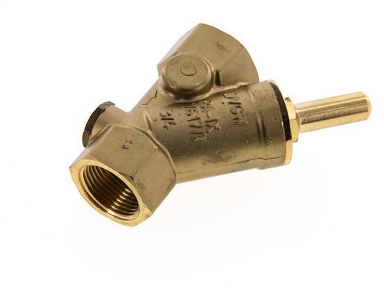 Rp 3/4'' Brass Y Check Valve Drinking Water 10 bar (145 psi) EPDM