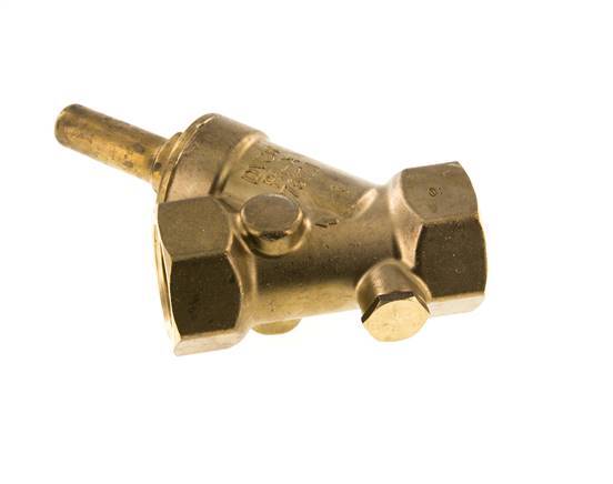 Rp 1'' Brass Y Check Valve Drinking Water 10 bar (145 psi) EPDM