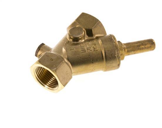 Rp 1'' Brass Y Check Valve Drinking Water 10 bar (145 psi) EPDM