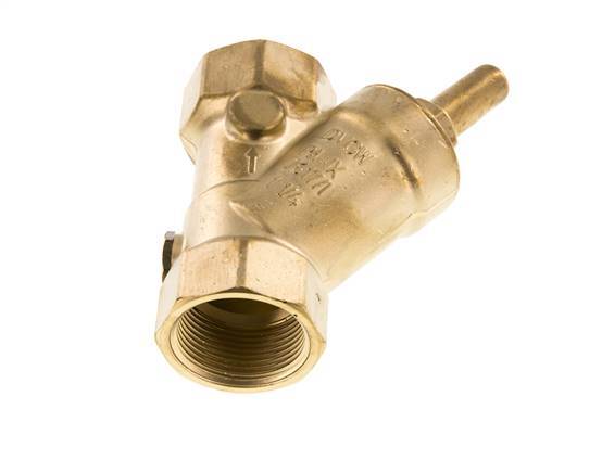 Rp 1-1/4'' Brass Y Check Valve Drinking Water 10 bar (145 psi) EPDM