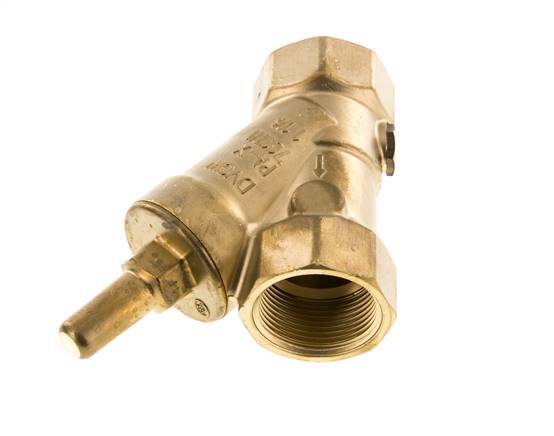 Rp 1-1/4'' Brass Y Check Valve Drinking Water 10 bar (145 psi) EPDM