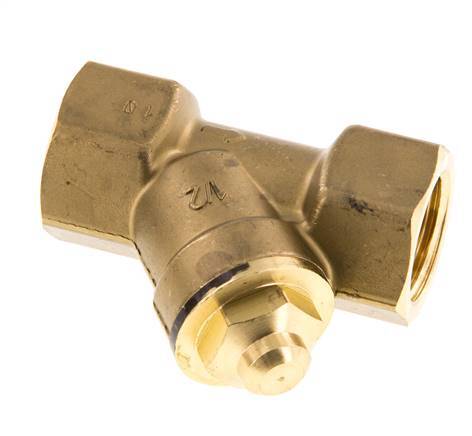 Rp 1/2'' Brass Y Check Valve 10 bar (145 psi) NBR