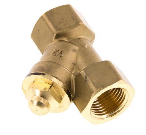 Rp 1/2'' Brass Y Check Valve 10 bar (145 psi) NBR