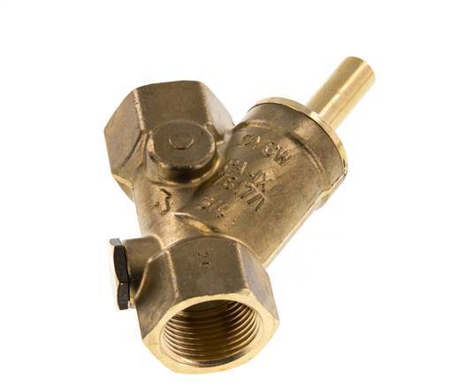 Rp 3/4'' Brass Y Check Valve 16 bar (232 psi) FKM