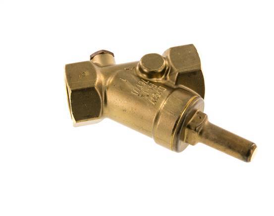 Rp 1'' Brass Y Check Valve 16 bar (232 psi) FKM