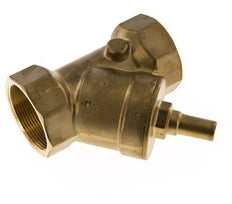 Rp 1-1/2'' Brass Y Check Valve 16 bar (232 psi) FKM