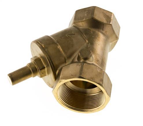 Rp 1-1/2'' Brass Y Check Valve 16 bar (232 psi) FKM