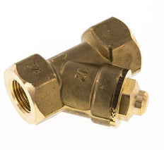 Rp 3/8'' Brass Y Check Valve 10 bar (145 psi) FKM