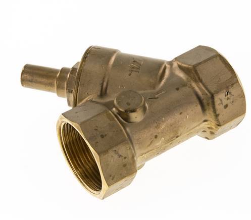 Rp 1-1/2'' Brass Y Check Valve 10 bar (145 psi) FKM