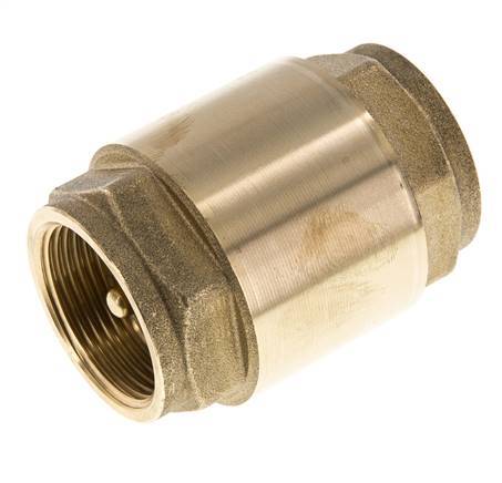 G 1-1/4'' Brass Check Valve For Vacuum -0.95..18 bar (-13.7..261 psi)