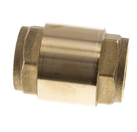 G 1-1/4'' Brass Check Valve For Vacuum -0.95..18 bar (-13.7..261 psi)