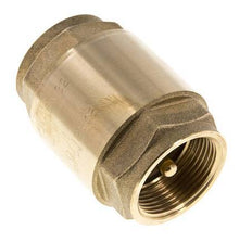 G 1-1/4'' Brass Check Valve For Vacuum -0.95..18 bar (-13.7..261 psi)