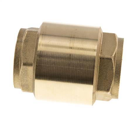 G 1-1/2'' Brass Check Valve For Vacuum -0.95..18 bar (-13.7..261 psi)