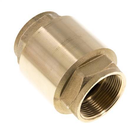 G 1-1/2'' Brass Check Valve For Vacuum -0.95..18 bar (-13.7..261 psi)